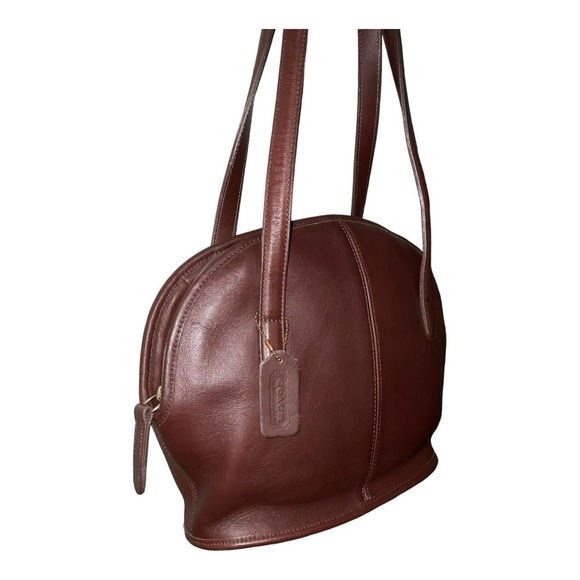 Coach Vintage Asheville Bowler Dome Bag Brown. Made in the United States - Picture 2 of 15